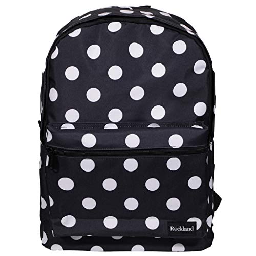 Rockland Classic Laptop Backpack, Black Dot
