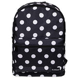 Rockland Classic Laptop Backpack, Black Dot