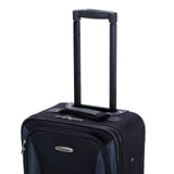 Rockland Fashion Softside Upright Luggage Set, Black/Gray, 2 - Piece (14/19)