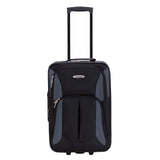 Rockland Fashion Softside Upright Luggage Set, Black/Gray, 2 - Piece (14/19)