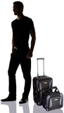 Rockland Fashion Softside Upright Luggage Set, Black/Gray, 2 - Piece (14/19)