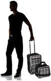 Rockland Fashion Softside Upright Luggage Set, Expandable, Black Plaid, 2 - Piece (14/19)
