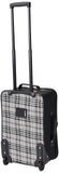 Rockland Fashion Softside Upright Luggage Set, Expandable, Black Plaid, 2 - Piece (14/19)