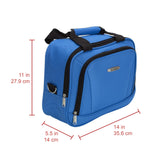 Rockland Fashion Softside Upright Luggage Set, Expandable, Blue, 2 - Piece Set (14/19)
