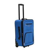 Rockland Fashion Softside Upright Luggage Set, Expandable, Blue, 2 - Piece Set (14/19)