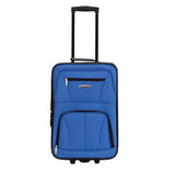 Rockland Fashion Softside Upright Luggage Set, Expandable, Blue, 2 - Piece Set (14/19)
