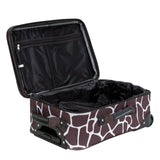 Rockland Fashion Softside Upright Luggage Set, Expandable, Giraffe, 2 - Piece (14/19)