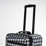 Rockland Fashion Softside Upright Luggage Set, Expandable, Kensington, Black and White, 2 - Piece(14/19)