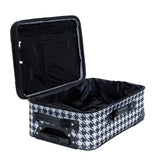 Rockland Fashion Softside Upright Luggage Set, Expandable, Kensington, Black and White, 2 - Piece(14/19)