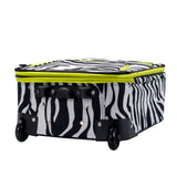 Rockland Fashion Softside Upright Luggage Set, Expandable, Lime Zebra, 2-Piece (14/19)