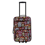 Rockland Fashion Softside Upright Luggage Set, Expandable, Owl, 2 - Piece (14/19)