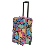 Rockland Fashion Softside Upright Luggage Set, Expandable,New Heart, 2 - Piece (14/19)