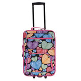 Rockland Fashion Softside Upright Luggage Set, Expandable,New Heart, 2 - Piece (14/19)