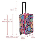 Rockland Fashion Softside Upright Luggage Set, Expandable,New Heart, 2 - Piece (14/19)
