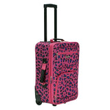 Rockland Fashion Softside Upright Luggage Set, Magenta Leopard, 2 - Piece (14/19)