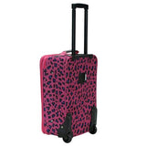 Rockland Fashion Softside Upright Luggage Set, Magenta Leopard, 2 - Piece (14/19)