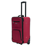 Rockland Fashion Softside Upright Luggage Set,Expandable, Red, 2 - Piece (14/19)