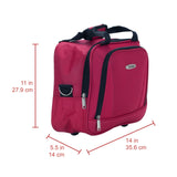 Rockland Fashion Softside Upright Luggage Set,Expandable, Red, 2 - Piece (14/19)