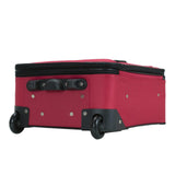Rockland Fashion Softside Upright Luggage Set,Expandable, Red, 2 - Piece (14/19)