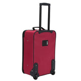 Rockland Fashion Softside Upright Luggage Set,Expandable, Red, 2 - Piece (14/19)
