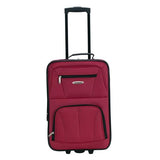 Rockland Fashion Softside Upright Luggage Set,Expandable, Red, 2 - Piece (14/19)