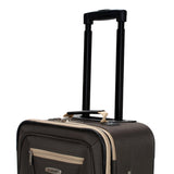 Rockland Fashion Softside Upright Luggage Set,'Expandable,Lightweight,Telescopic Handle,Wheel, Brown, 2 - Piece (14/19)