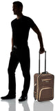 Rockland Fashion Softside Upright Luggage Set,'Expandable,Lightweight,Telescopic Handle,Wheel, Brown, 2 - Piece (14/19)