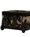 Rockland Journey Softside Upright Luggage Set, Expandable, Camouflage, 4 - Piece (14/19/24/28)