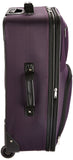 Rockland Journey Softside Upright Luggage Set, Expandable, Purple, 4 - Piece (14/19/24/28)
