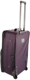 Rockland Journey Softside Upright Luggage Set, Expandable, Purple, 4 - Piece (14/19/24/28)