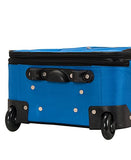 Rockland Journey Softside Upright Luggage Set,Expandable, Blue, 4 - Piece (14/19/24/28)