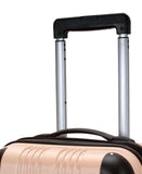 Rockland London Hardside Spinner Wheel Luggage, Champagne, 3 - Piece Set (20/24/28)
