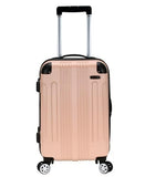 Rockland London Hardside Spinner Wheel Luggage, Champagne, 3 - Piece Set (20/24/28)