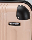 Rockland London Hardside Spinner Wheel Luggage, Champagne, 3 - Piece Set (20/24/28)