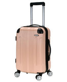 Rockland London Hardside Spinner Wheel Luggage, Champagne, 3 - Piece Set (20/24/28)