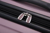 Rockland London Hardside Spinner Wheel Luggage, Pink, 3 - Piece Set (20/24/28)