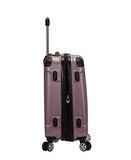 Rockland London Hardside Spinner Wheel Luggage, Pink, 3 - Piece Set (20/24/28)