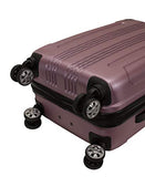 Rockland London Hardside Spinner Wheel Luggage, Pink, 3 - Piece Set (20/24/28)