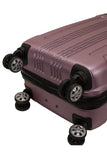Rockland London Hardside Spinner Wheel Luggage, Pink, Carry - On 20 - Inch
