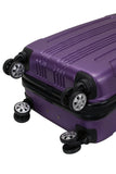 Rockland London Hardside Spinner Wheel Luggage, Purple, Carry - On 20 - Inch