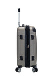 Rockland London Hardside Spinner Wheel Luggage, Silver, Carry-On 20-Inch