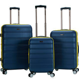 Rockland Melbourne Hardside 3 Piece Expandable Spinner Wheel Luggage Set, (20