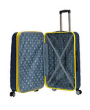 Rockland Melbourne Hardside 3 Piece Expandable Spinner Wheel Luggage Set, (20"/24"/28"), Navy