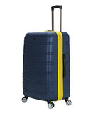 Rockland Melbourne Hardside 3 Piece Expandable Spinner Wheel Luggage Set, (20"/24"/28"), Navy