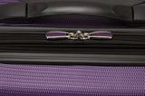 Rockland Melbourne Hardside 3 Piece Expandable Spinner Wheel Luggage Set, (20"/24"/28"), Purple
