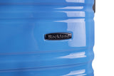 Rockland Melbourne Hardside Expandable Spinner Wheel Luggage, 2TONEBLUE, 2 Piece (20"/28")