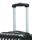 Rockland Melbourne Hardside Expandable Spinner Wheel Luggage, Carbon, Carry - On 20 - Inch