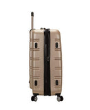 Rockland Melbourne Hardside Expandable Spinner Wheel Luggage, Champagne, 3 - Piece Set (20/24/28)