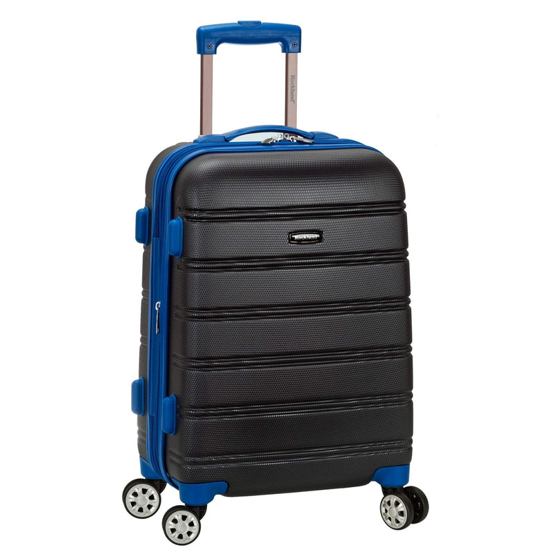Rockland Melbourne Hardside Expandable Spinner Wheel Luggage, Grey, Carry-On 20-Inch | Backpacks4Less