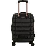 Rockland Melbourne Hardside Expandable Spinner Wheel Luggage, Lime, Carry - On 20 - Inch